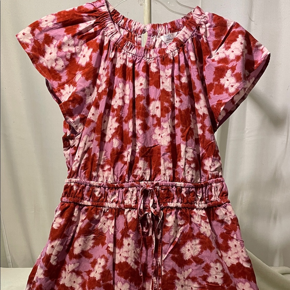 NEW Time and Tru Vibrant Pink and Red Dress